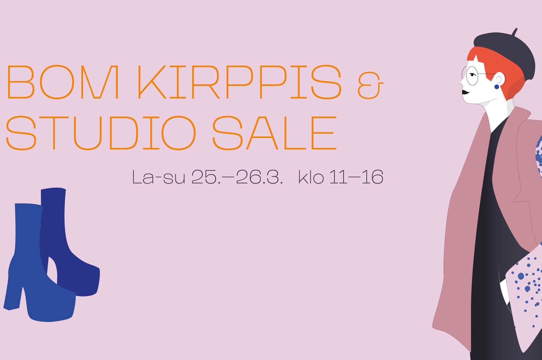 Linkki tapahtumaan Bom Kirppis & Studio Sale