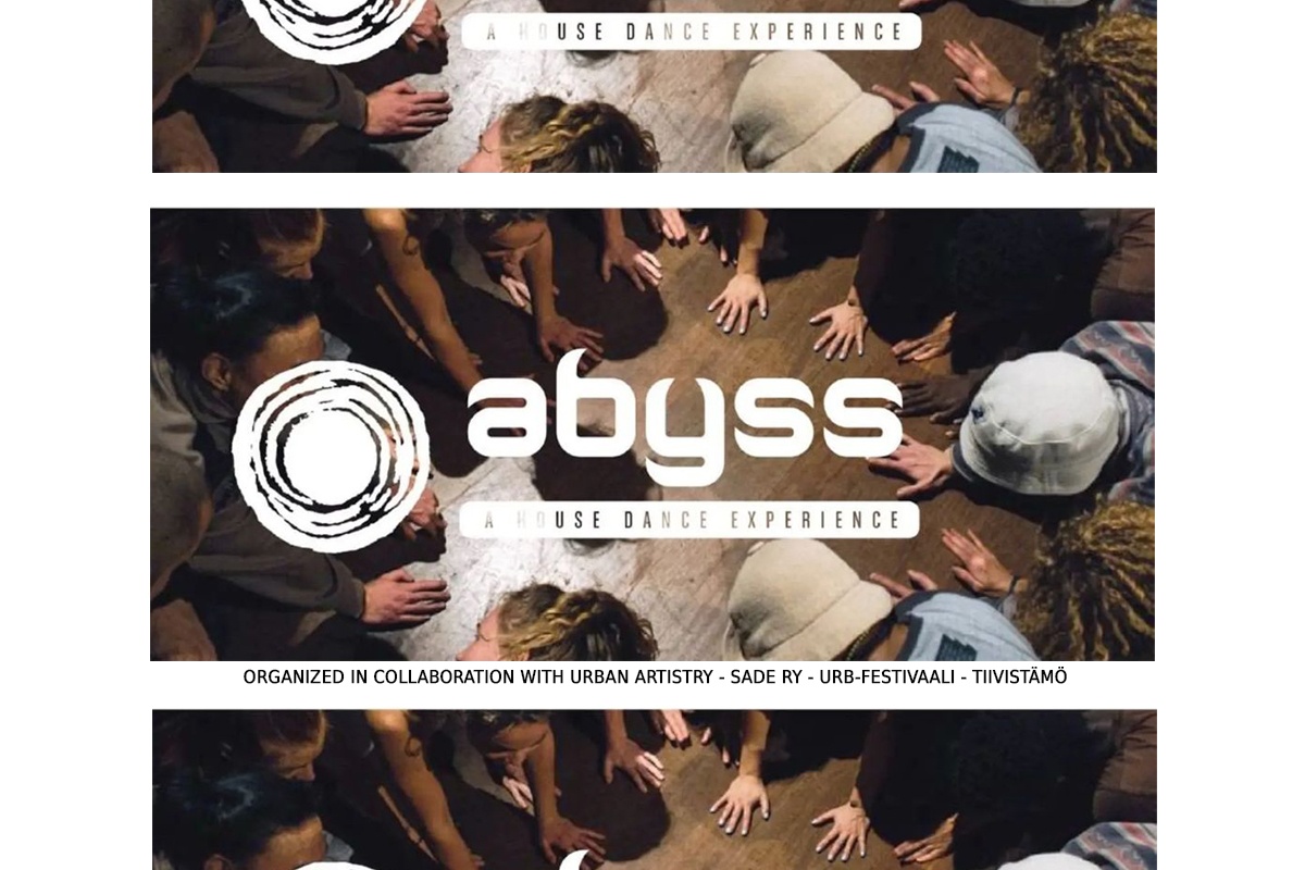 ABYSS - A house music experience. Organized in collaboration with Urban Artistry, SADE ry, URB-festivaali, Tiivistämö