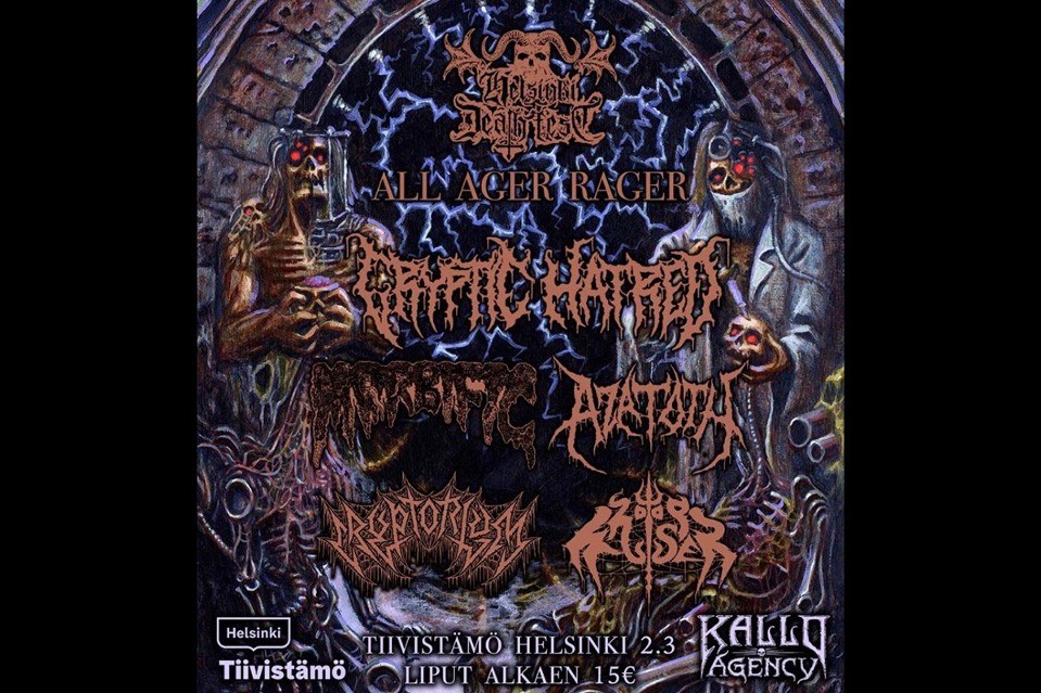 HELSINKI DEATHFEST PRESENTS: ALL AGER RAGER 2
